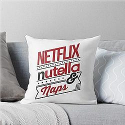 Family Guy Cover Pillow NETFLIX, NUTELLA & NAPS Cover Pillow