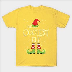 COOLEST Elf Family Matching Christmas Group Funny Gift Classic T-shirt TP1002
