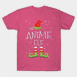 Anime Elf Family Matching Christmas Group Funny Gift Classic T-shirt TP1002