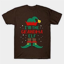 I'm The Grandma Elf Matching Family Christmas Classic T-shirt TP1002