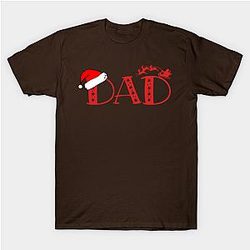 Christmas Family Name 'Dad' Photo Design Shirt Classic T-shirt TP1002