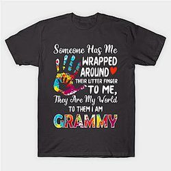 They are my world to them I am GRAMMY for Grandma Classic T-shirt TP1002