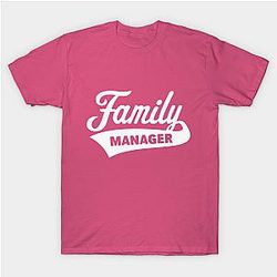 Family Manager / White Classic T-shirt TP1002