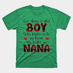 This Boy Who Kinda Stole My Heart He Calls Me Nana Classic T-shirt TP1002