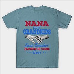nana - grandkids Best Freakin_ Partner In Crime T Classic T-shirt TP1002