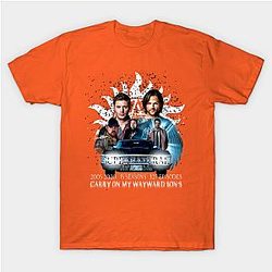 Limited Edition Supernatural Family don't end with Blood 4 W Signed W2 Classic T-shirt TP1002