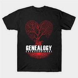 Genealogy Extraordinare Genealogist Tree Gift Classic T-shirt TP1002