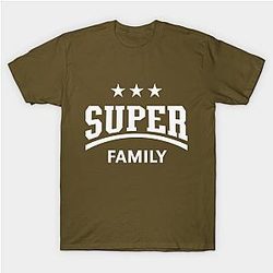 Super Family (White) Classic T-shirt TP1002