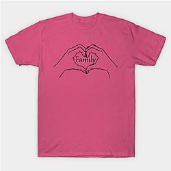 Love My Family Cute Family Classic T-shirt TP1002