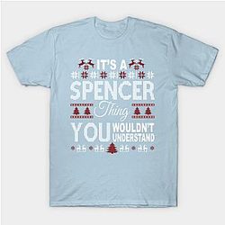 It's SPENCER Thing You Wouldn't Understand Xmas Family Name Classic T-shirt TP1002