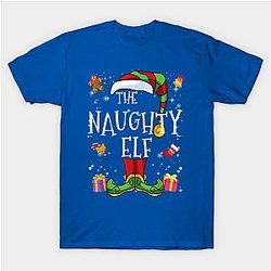 Naughty Elf Family Matching Christmas Classic T-shirt TP1002