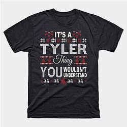 It's TYLER Thing You Wouldn't Understand Xmas Family Name Classic T-shirt TP1002