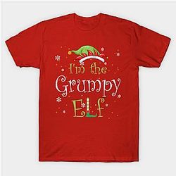 I'm The Grumpy Elf Christmas Gift Idea Xmas Family Classic T-shirt TP1002