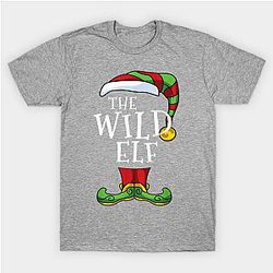 The Wild Elf Family Matching Christmas Classic T-shirt TP1002