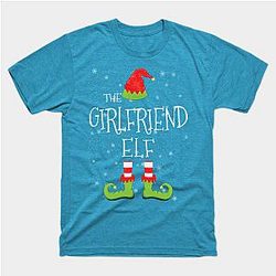 GIRLFRIEND Elf Family Matching Christmas Group Funny Gift Classic T-shirt TP1002