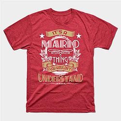 MARIO Thing Wouldn't Understand Family Name Classic T-shirt TP1002