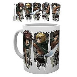 Attack On Titan Mugs - Attack On Titan Characters 11oz Anime Ceramic Coffee Mug