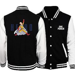 One Punch Man Jackets - Baseball Japanese Anime Sportswear Bomber Streetwear Jacket