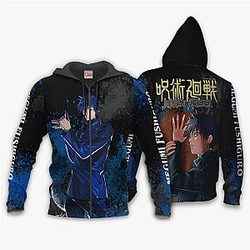 Megumi Fushiguro Hoodie Shirt Jujutsu Kaisen Custom Anime Jacket GA3006
