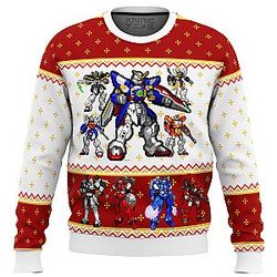 Gundam Wing Sprites Ugly Christmas Sweater ANA2207
