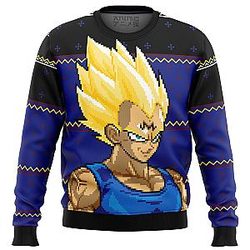 Majin Vegeta dbz Ugly Christmas Sweater ANA2207