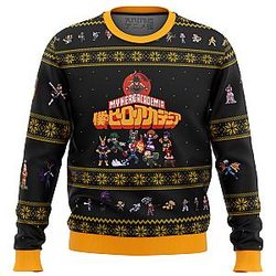 My Hero Academia Boku No Sprites Ugly Christmas Sweater ANA2207