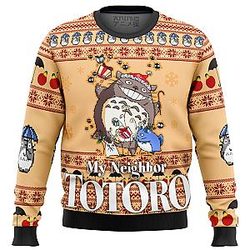 My Neighbor TOTORO Friends Ugly Christmas Sweater ANA2207