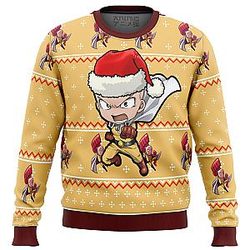 One Punch Chibi Saitama Ugly Christmas Sweater ANA2207