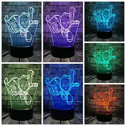 One Punch Man 3D Lamps - One Punch Man Saitama Colorful Led Night 3D Lamp