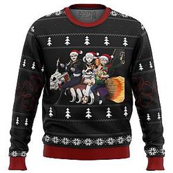 Black Clover Holiday Ugly Christmas Sweater ANA2207
