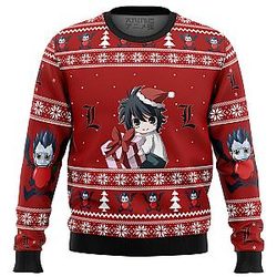 Death Note Chibi L Ugly Christmas Sweater ANA2207
