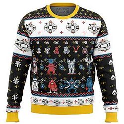 Digimon Sprites Ugly Christmas Sweater ANA2207
