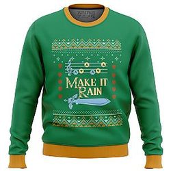 Zelda Make it Rain Ugly Christmas Sweater ANA2207