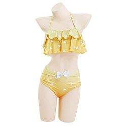 Demon Slayer Swimsuits - Agatsuma Zenitsu Cosplay Anime Bikini