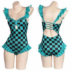 Demon Slayer Swimsuits - Kamado Tanjiro Cosplay Bikini