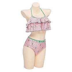 Demon Slayer Swimsuits - Kamado Nezuko Cosplay Bikini