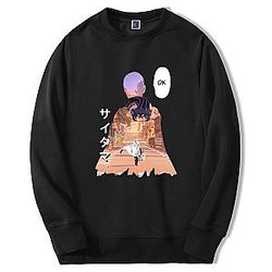 One Punch Man Sweatshirt - Graphic Japanese Anime Fashion Printed Sweatshirt