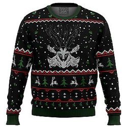 Studio Ghibli Forest Spirit Princess Mononoke Miyazaki Ugly Christmas Sweater ANA2207