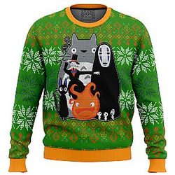 Studio Ghibli Miyazaki Squad Ugly Christmas Sweater ANA2207