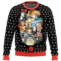 Studio Ghibli Xmas Main Miyazaki Ugly Christmas Sweater ANA2207