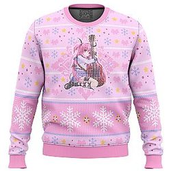 Angel Beats Yui Loves Guitar Ugly Christmas Sweater ANA2207
