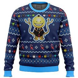 Koro Sensei Tentacles Assassination Classroom Ugly Christmas Sweater ANA2207
