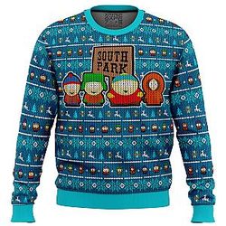 Crazy Main Characters South Park Ugly Christmas Sweater ANA2207