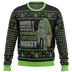 Rick and Morty We're In a Xmas Sweater Ugly Christmas Sweater ANA2207
