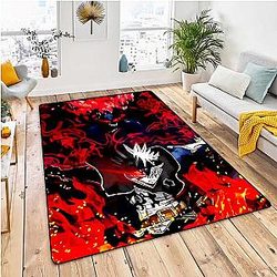 Black Clover Rugs - Black Clover Anime Anti-slip Mat Floor Door Home Decor Rug