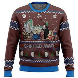 Studio Ghibli Spirited Away alt Ugly Christmas Sweater ANA2207