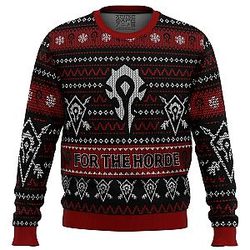 World Of Warcraft For The Horde Ugly Christmas Sweater ANA2207