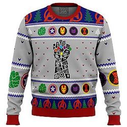 Avengers Gauntlet Ugly Christmas Sweater ANA2207