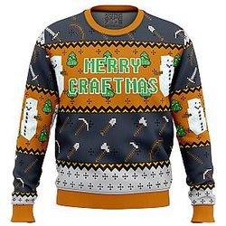Minecraft Minecraftmas Christmas Sweater ANA2207