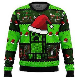 Minecraft Creepr Ugly Christmas Sweater ANA2207